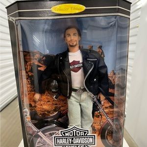Barbie Harley-Davidson Ken Doll 1990 Original Box unopened